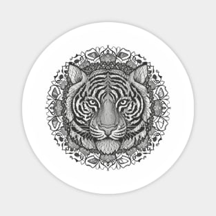 Tiger art face Magnet